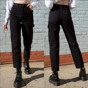 Brandy Melville Ariana Painter Pants Black